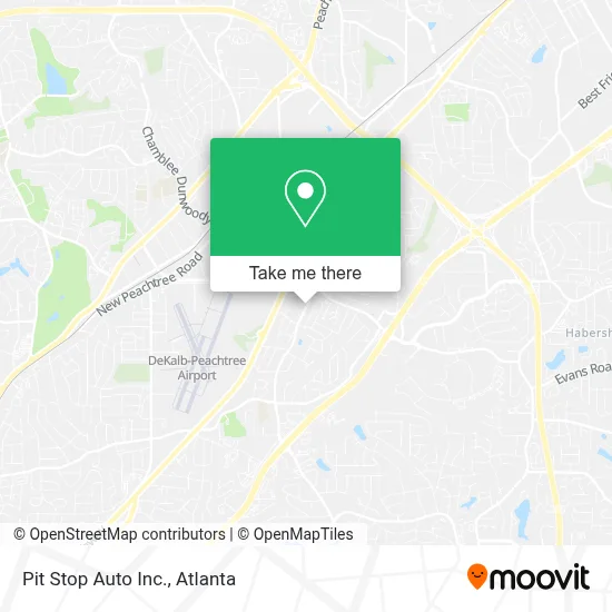 Pit Stop Auto Inc. map
