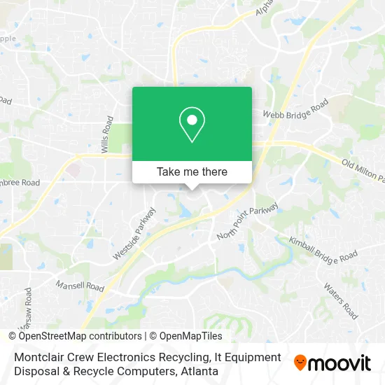 Montclair Crew Electronics Recycling, It Equipment Disposal & Recycle Computers map