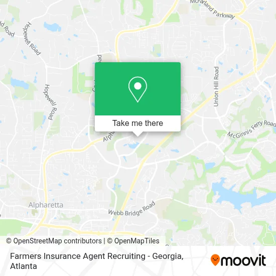 Farmers Insurance Agent Recruiting - Georgia map