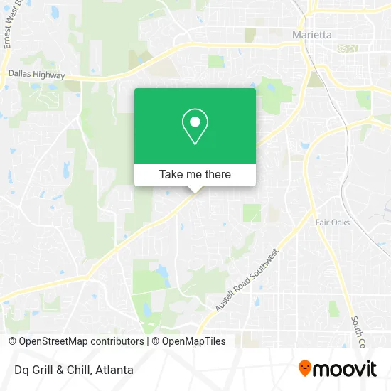 Dq Grill & Chill map