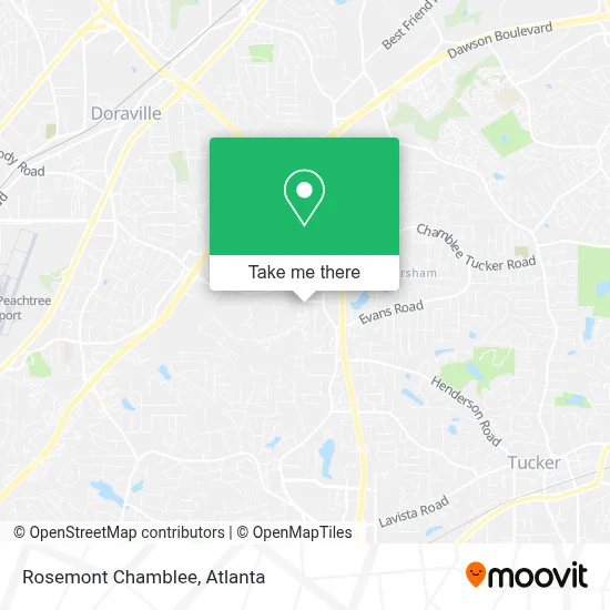 Rosemont Chamblee map