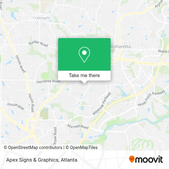 Apex Signs & Graphics map