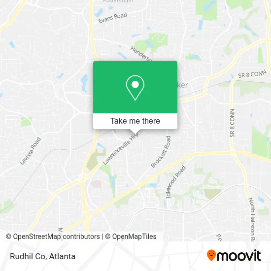 Rudhil Co map