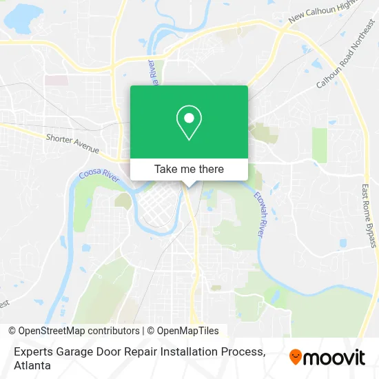 Experts Garage Door Repair Installation Process map