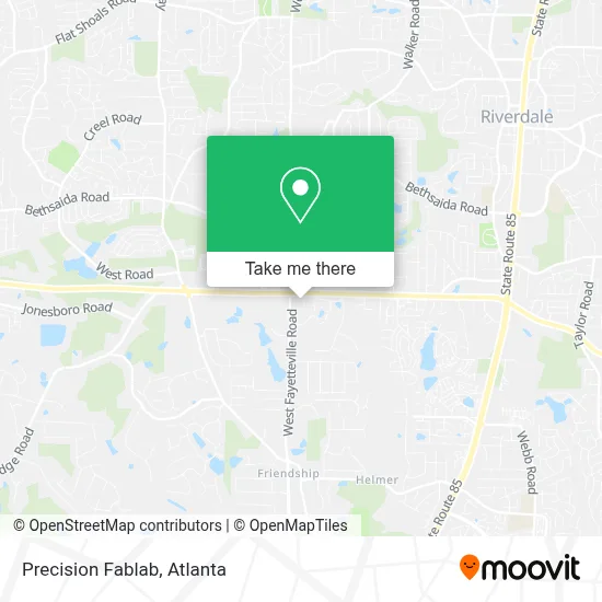 Precision Fablab map
