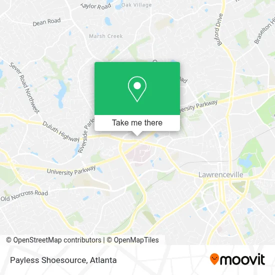 Payless Shoesource map