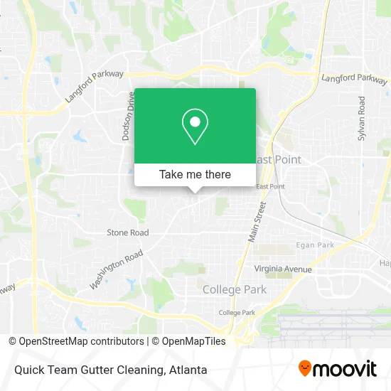 Quick Team Gutter Cleaning map