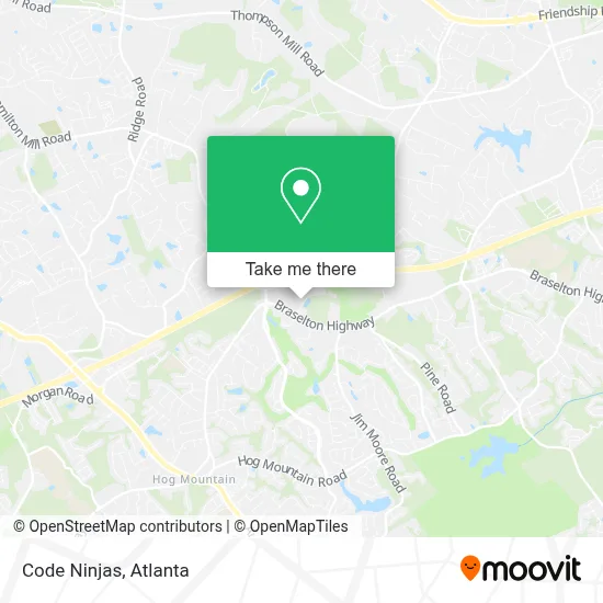 Code Ninjas map