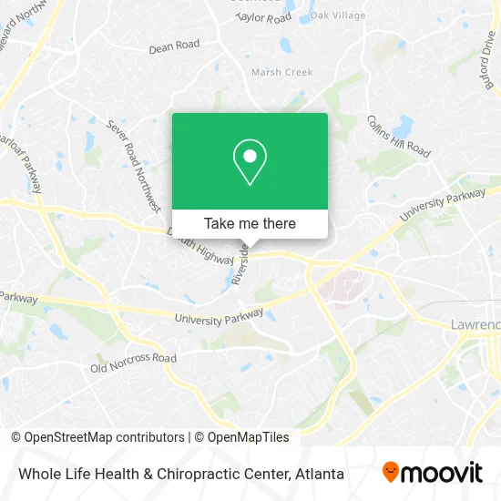 Whole Life Health & Chiropractic Center map