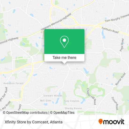 Xfinity Store by Comcast map