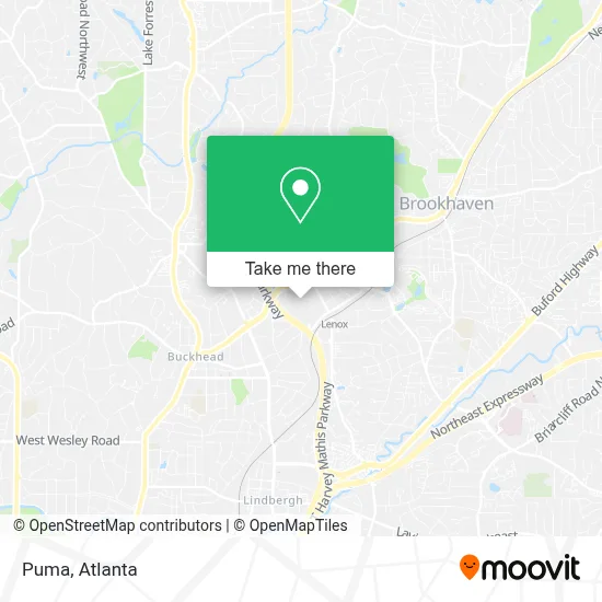 Puma map