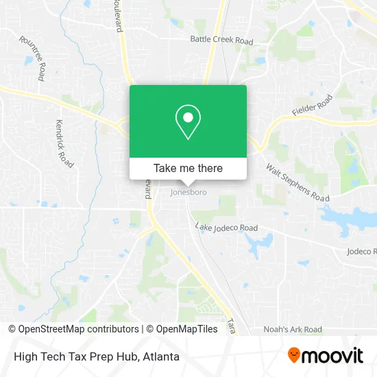High Tech Tax Prep Hub map
