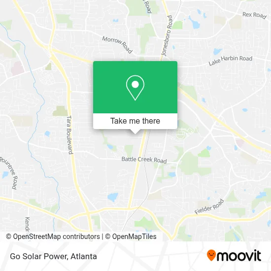 Go Solar Power map