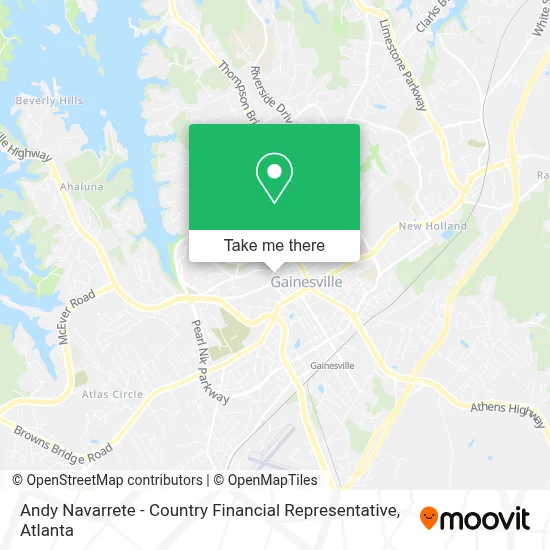 Andy Navarrete - Country Financial Representative map