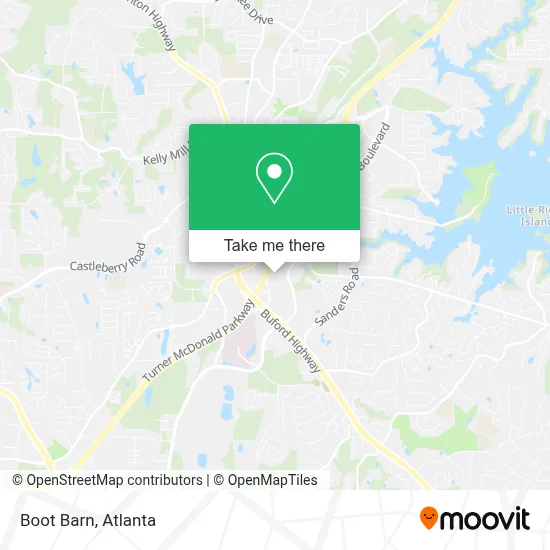 Boot Barn map