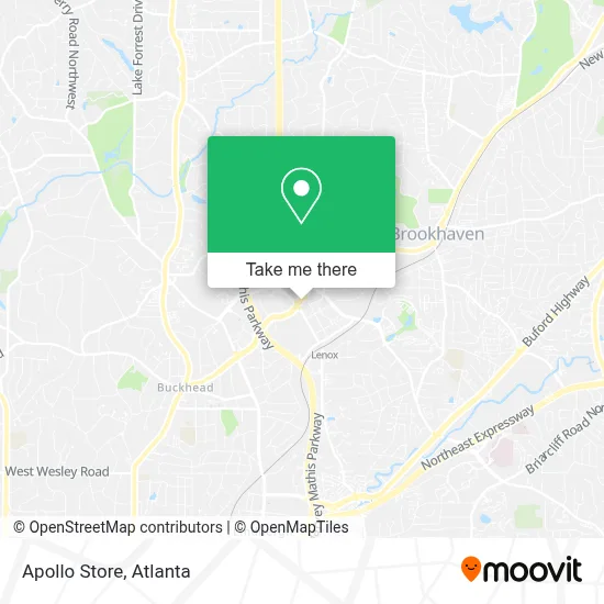 Apollo Store map