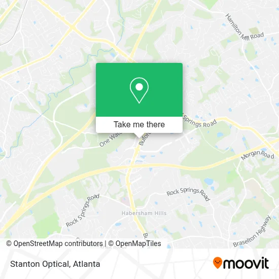 Stanton Optical map