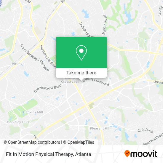 Fit In Motion Physical Therapy map