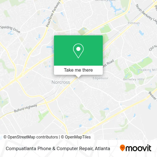 Compuatlanta Phone & Computer Repair map
