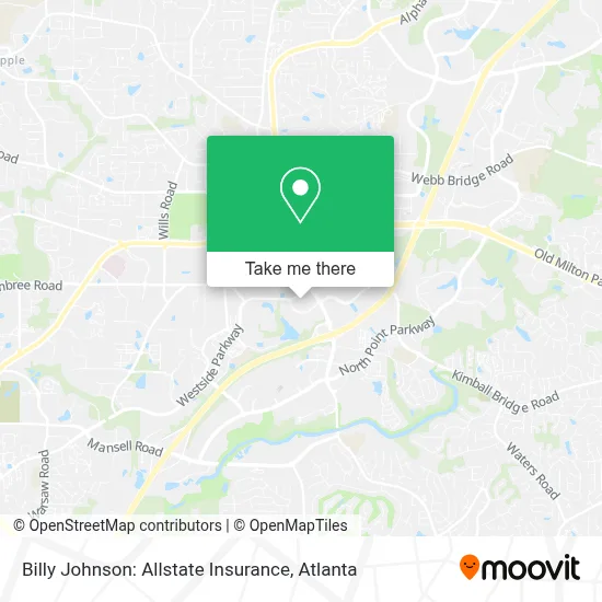 Billy Johnson: Allstate Insurance map