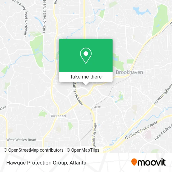 Hawque Protection Group map