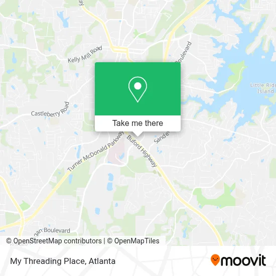 My Threading Place map