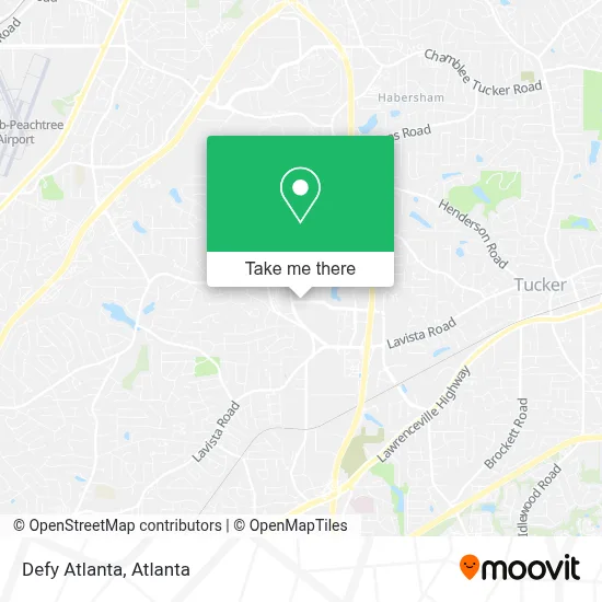 Defy Atlanta map
