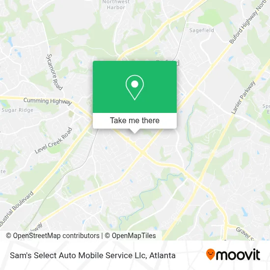 Sam's Select Auto Mobile Service Llc map