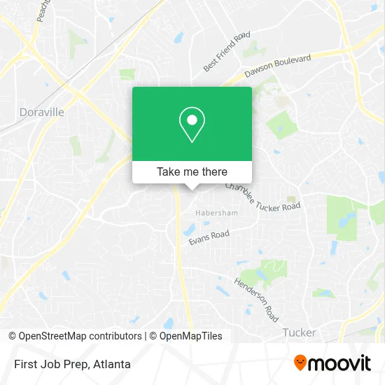First Job Prep map