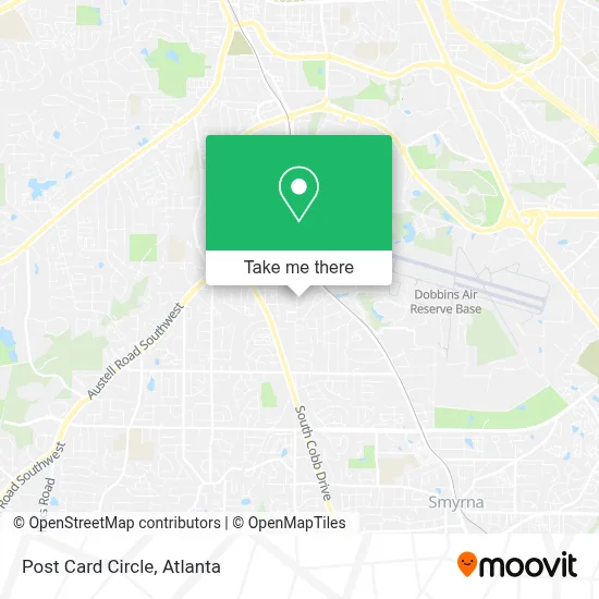 Post Card Circle map