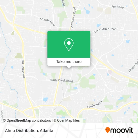 Almo Distribution map