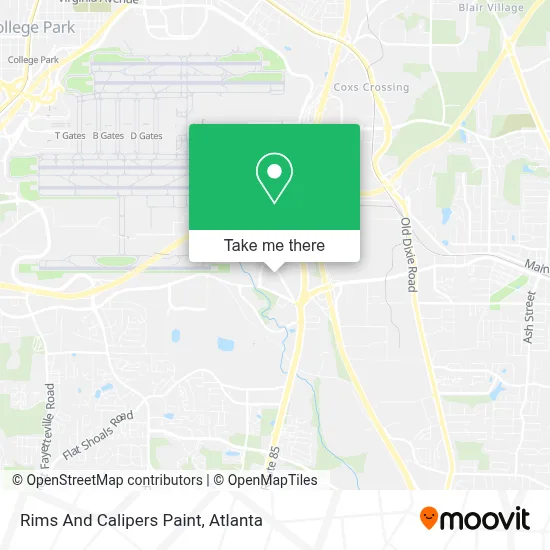 Rims And Calipers Paint map