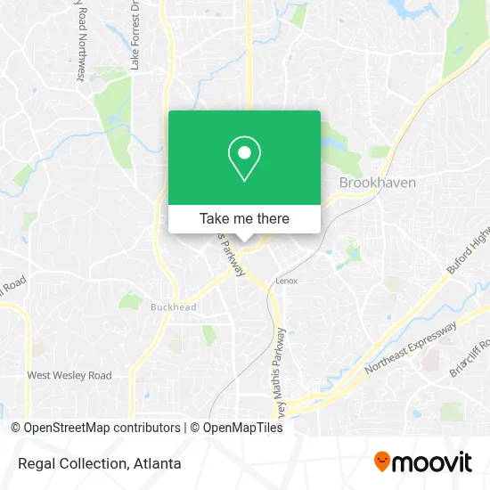 Regal Collection map