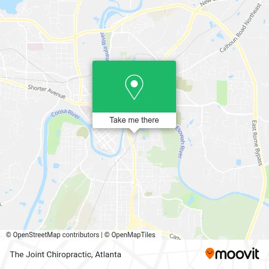 The Joint Chiropractic map