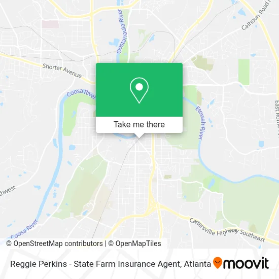 Reggie Perkins - State Farm Insurance Agent map