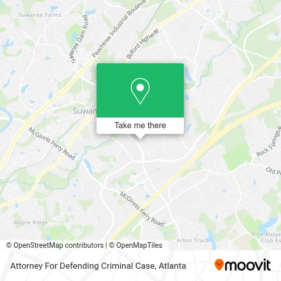 Attorney For Defending Criminal Case map