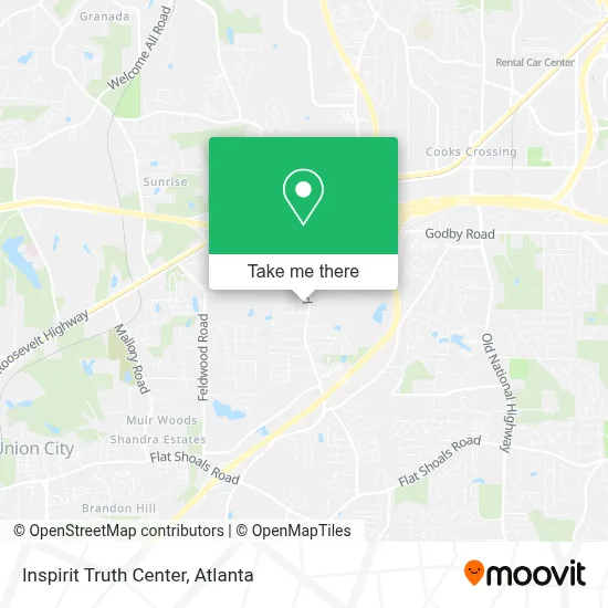 Inspirit Truth Center map