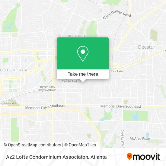 Az2 Lofts Condominium Associaton map
