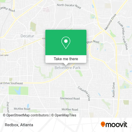 Redbox map