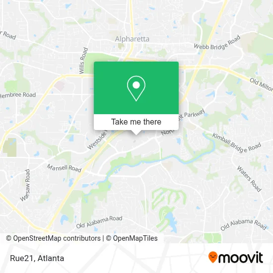 Rue21 map