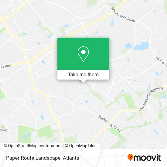 Paper Route Landscape map