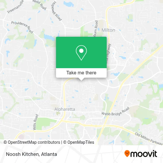 Noosh Kitchen map