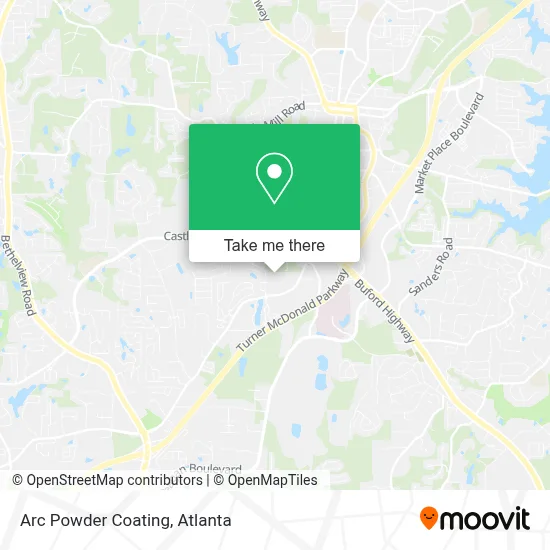 Arc Powder Coating map