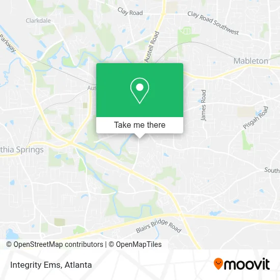 Integrity Ems map