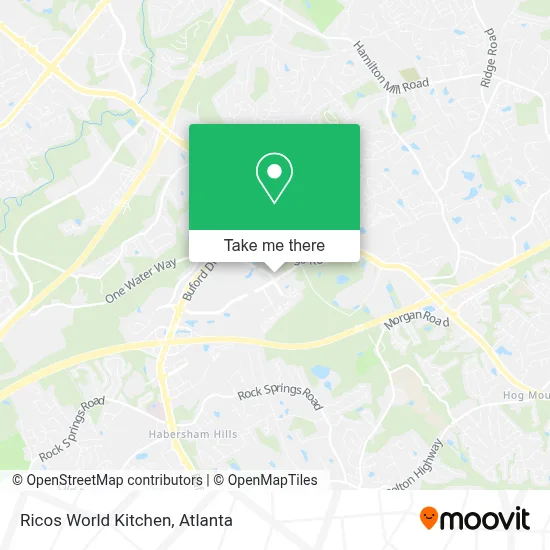 Ricos World Kitchen map