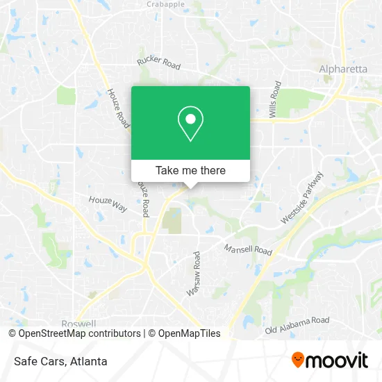 Safe Cars map