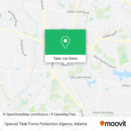 Special Task Force Protection Agency map