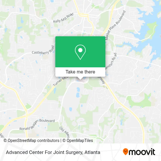 Advanced Center For Joint Surgery map