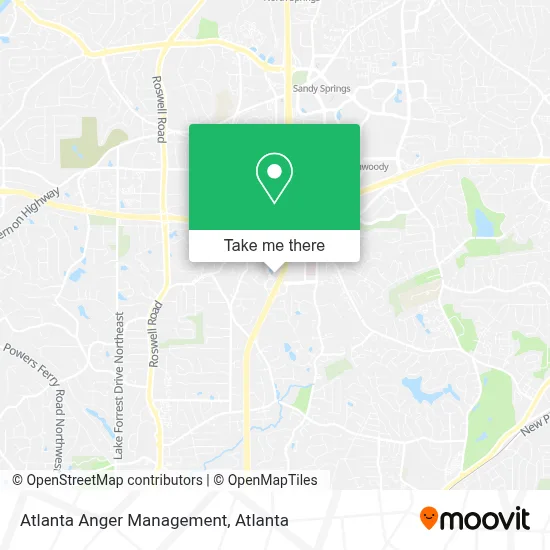 Atlanta Anger Management map
