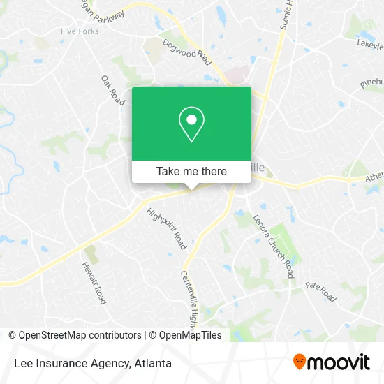Lee Insurance Agency map
